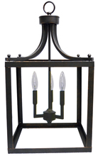 HOMEnhancements 19464 - 3-Light Square Cage Entry - RB - No Glass