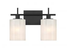 Savoy House Meridian M80083MBK - 2-Light Bathroom Vanity Light in Matte Black