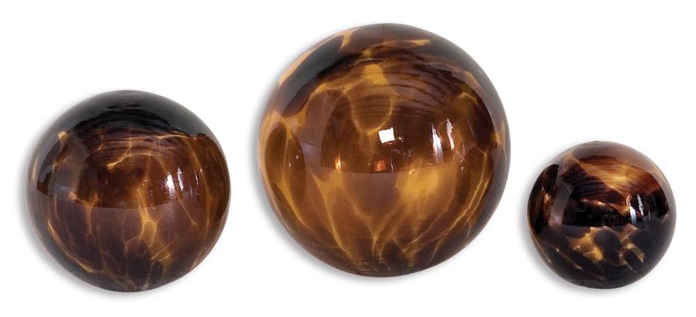 Uttermost Kameko Glass Spheres, Set/3