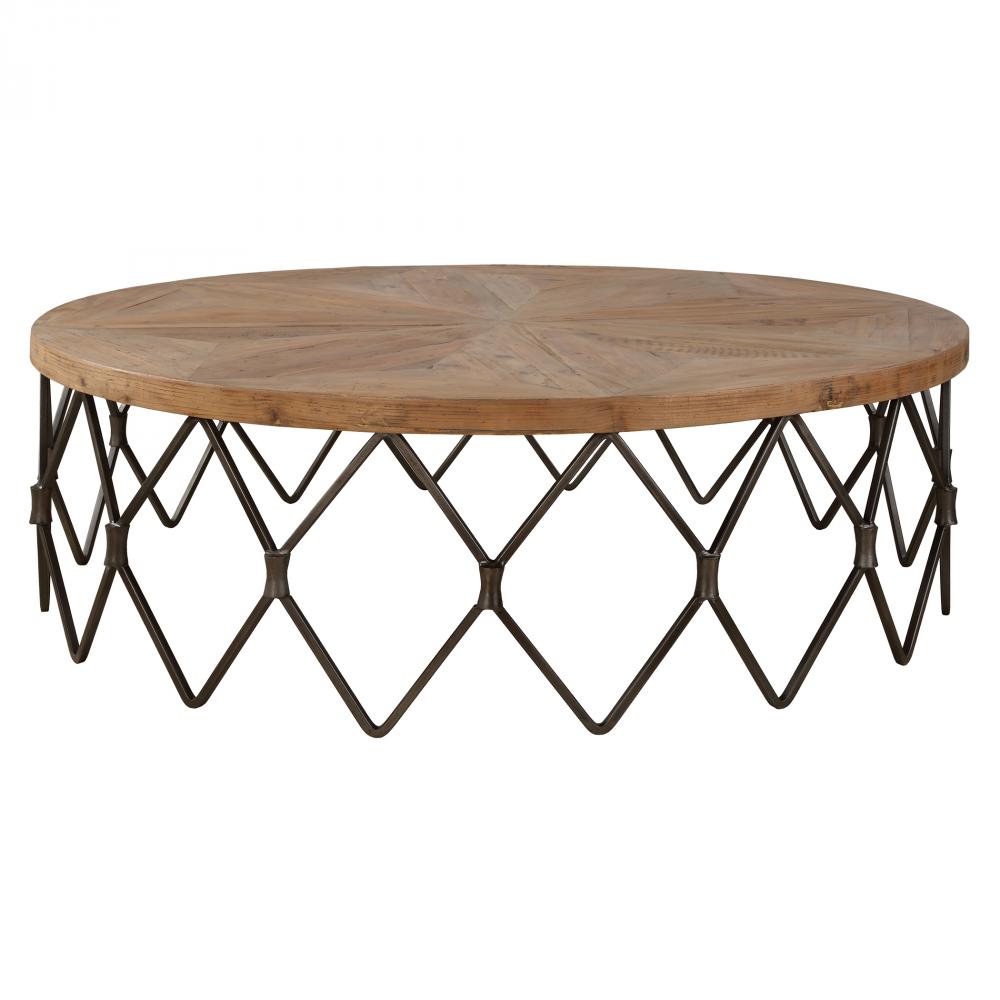 Uttermost Chain Reaction Wooden Coffee Table