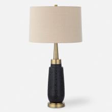 Uttermost 30261 - Uttermost Spyglass Black Wood Grain Table Lamp