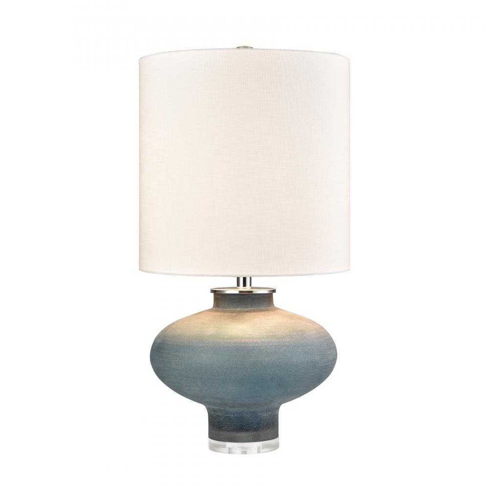 Skye 28'' High 1-Light Table Lamp - Frosted Blue