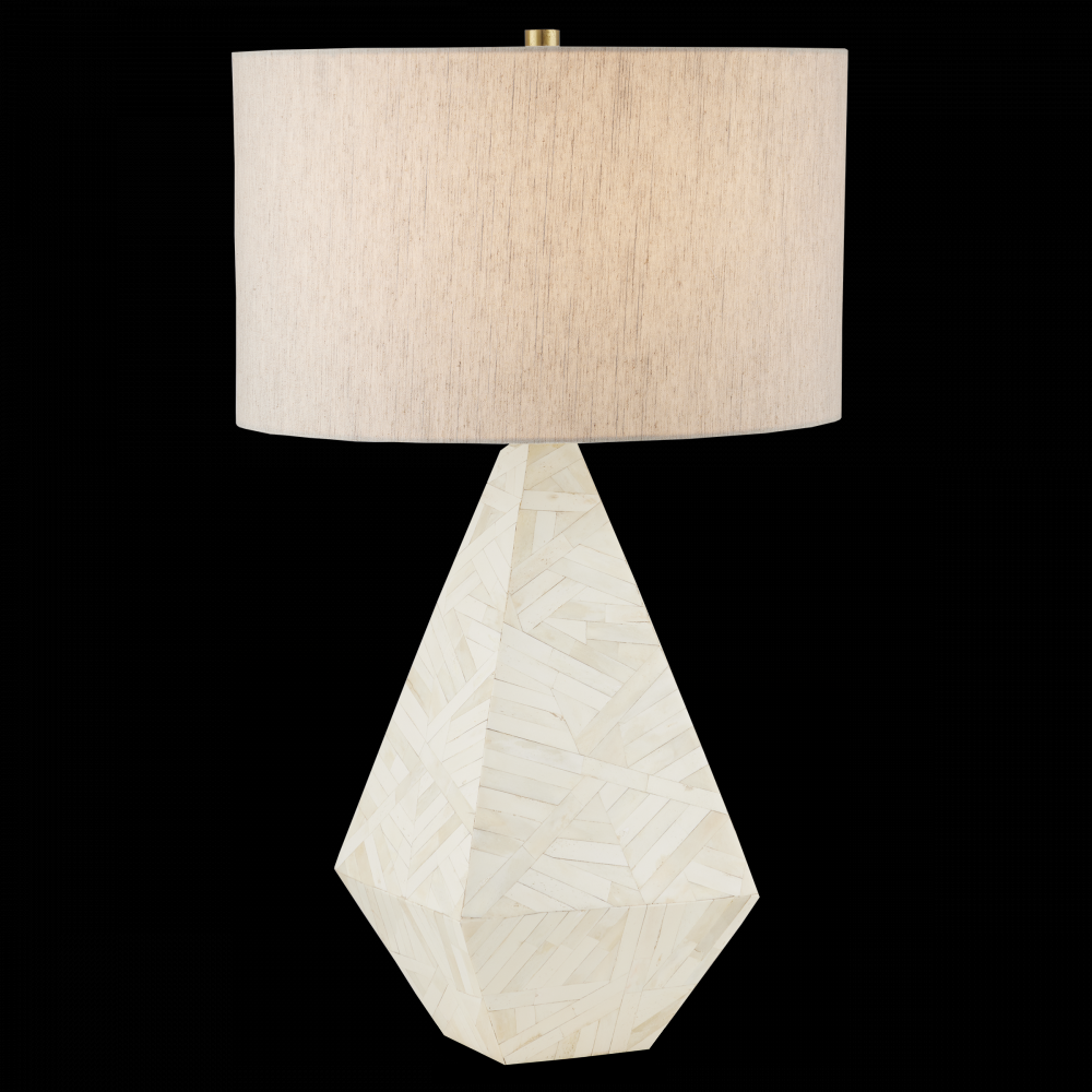 Elysium White Table Lamp
