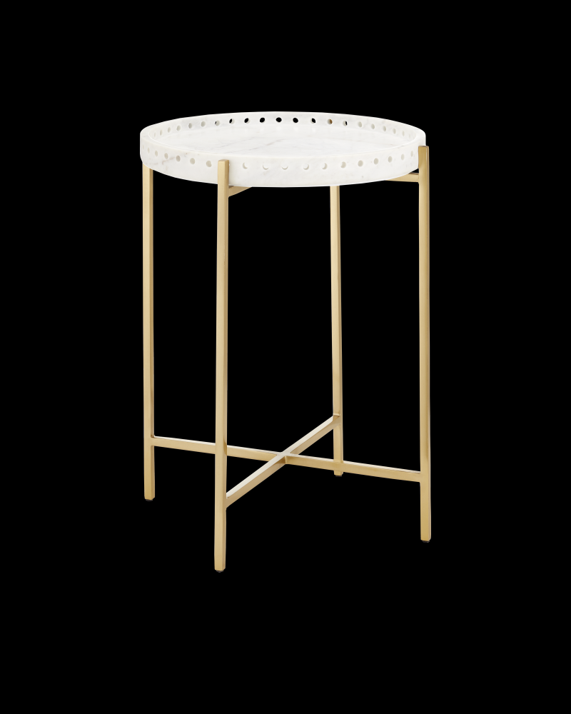 Freya Marble Accent Table