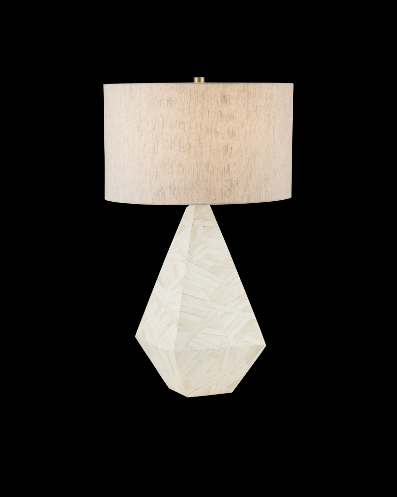 Elysium White Table Lamp