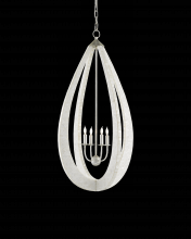 Currey 9000-0769 - Arietta White Teardrop Chandel