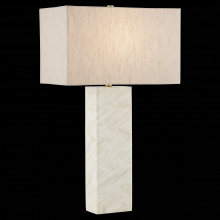 Currey 6000-0867 - Elegy White Table Lamp