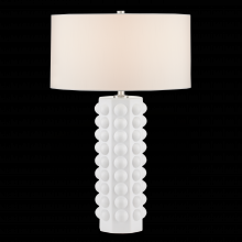 Currey 6000-0870 - Cassandra White Table Lamp