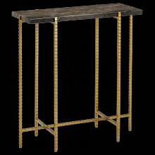 Currey 4000-0172 - Flying Gold Marble Side Table