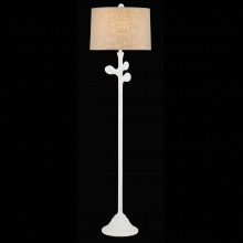 Currey 8000-0133 - Charny White Floor Lamp