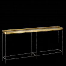 Currey 4000-0150 - Tanay Brass Console Table