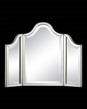 Currey 1300 - Gilda Silver Vanity Mirror