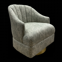 Currey 7000-0742 - Inga Swivel Chair, Cindaria Celadon