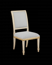 Currey 7000-0153 - Ines Ivory Chair, Mixology Moo