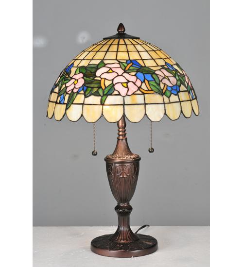 24"H Tiffany Pansy Table Lamp