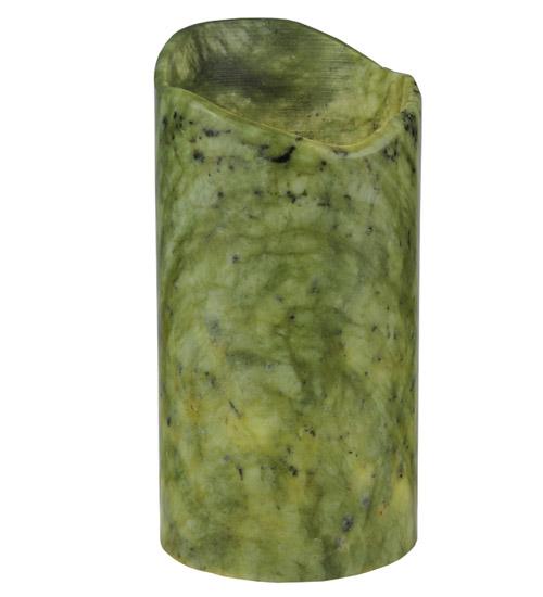 4"W Cylindre Green Jadestone Shade
