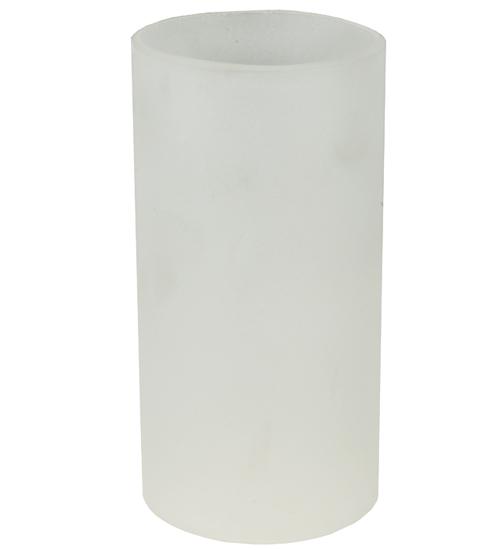 3"W Cylindre Frosted Clear Glass Shade