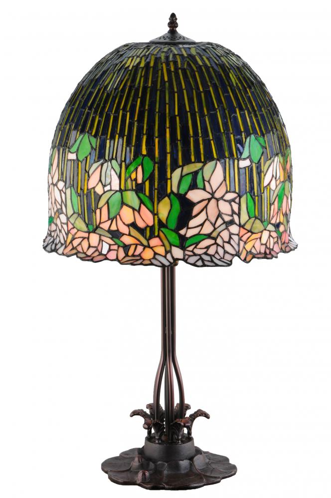 32"H Tiffany Flowering Lotus Table Lamp