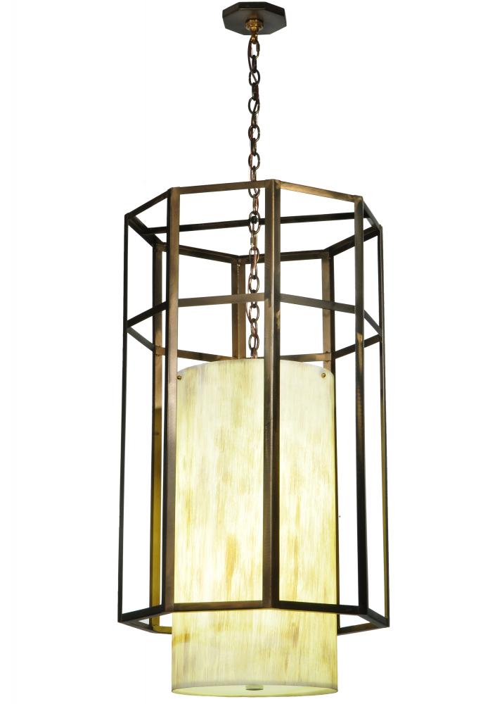 23" Wide Cilindro Caged Pendant