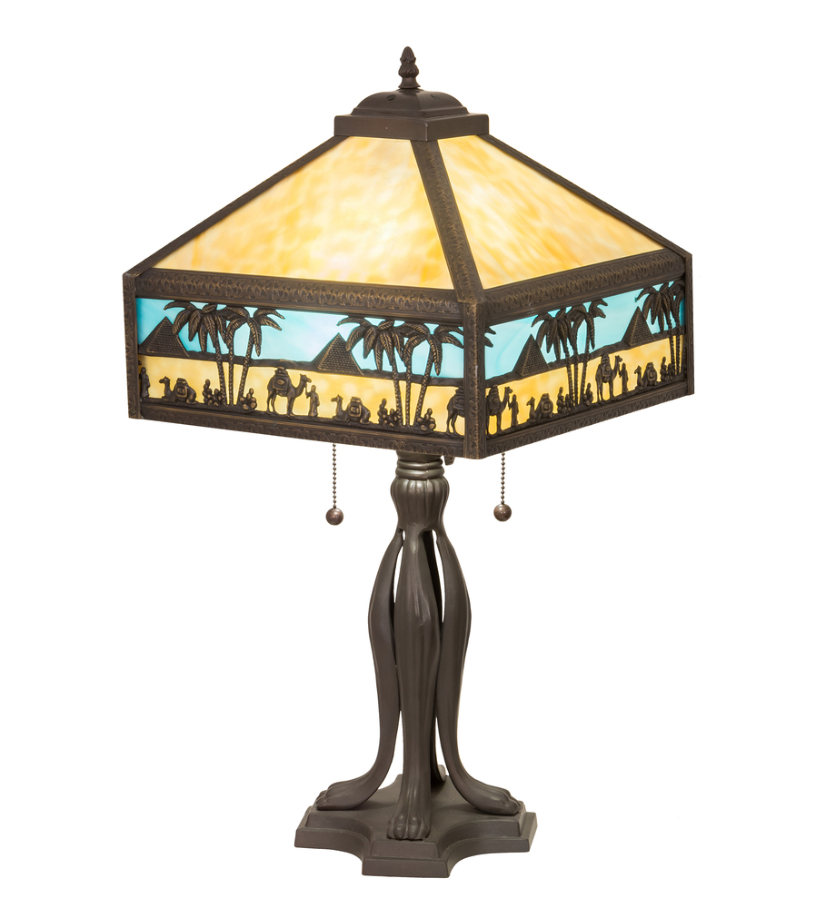26" High Camel Mission Table Lamp