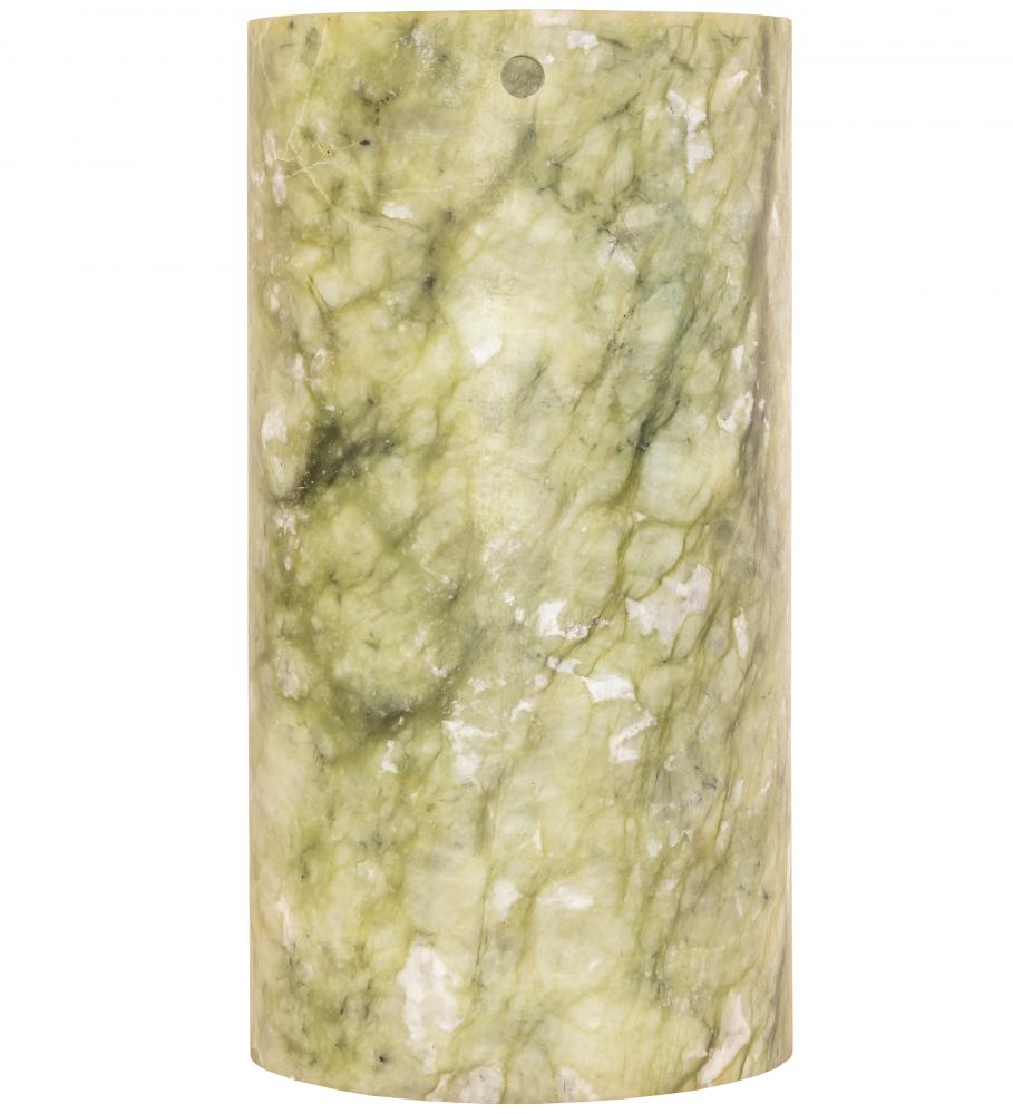 3.5" Wide Cylindre Green Jadestone Shade