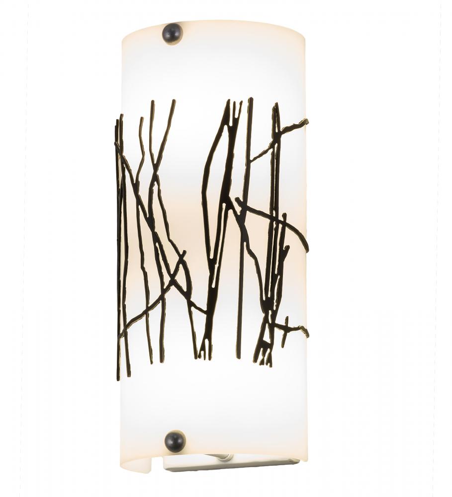 5" Wide Twigs Overlay Wall Sconce