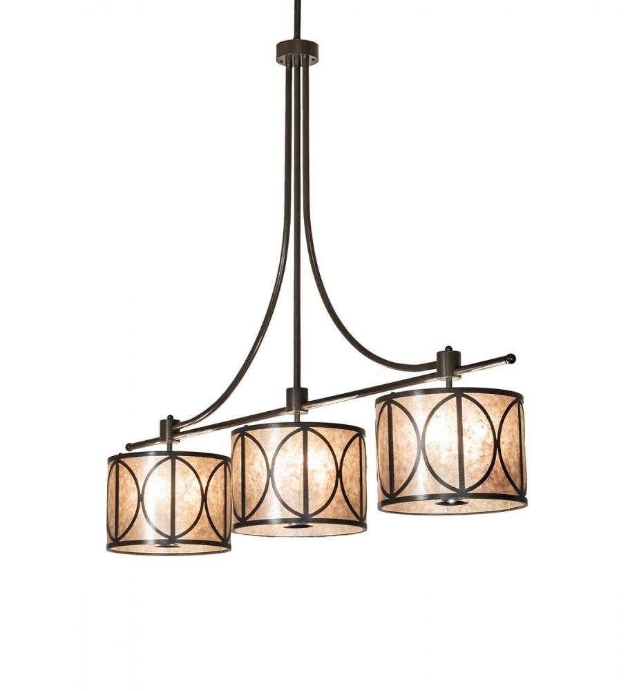 90" Long Penelope 3 Light Pendant