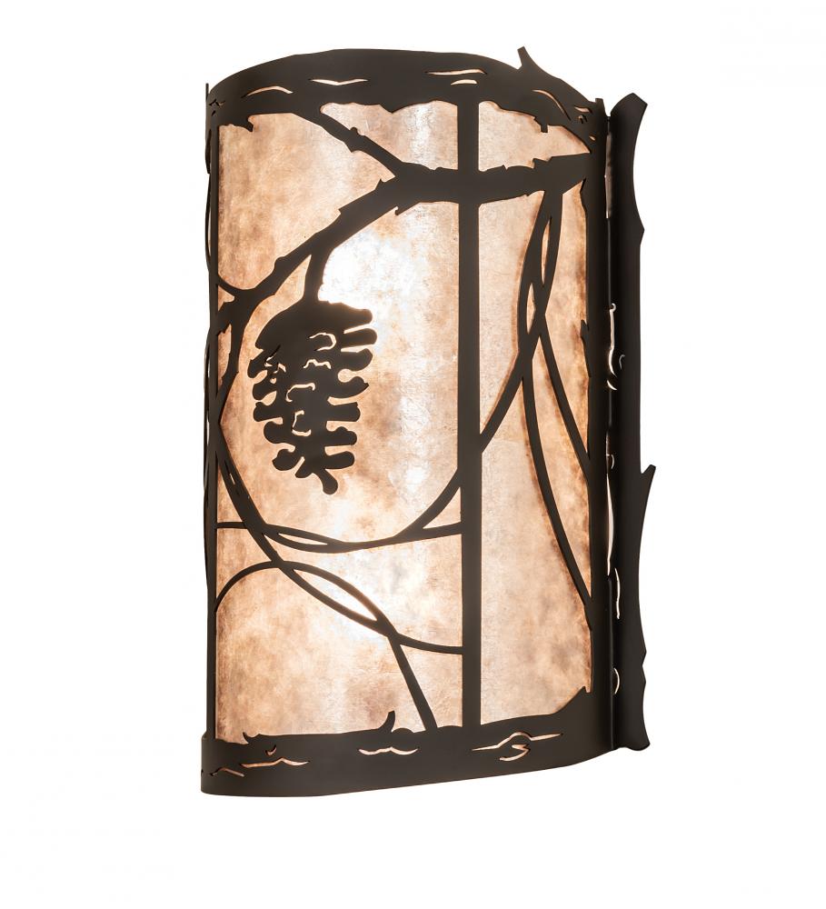 10" Wide Whispering Pines Center Wall Sconce