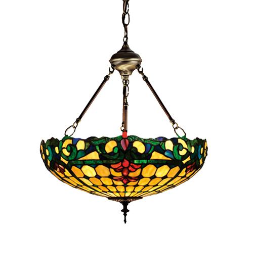 18"W Duffner & Kimberly Colonial Inverted Pendant.603