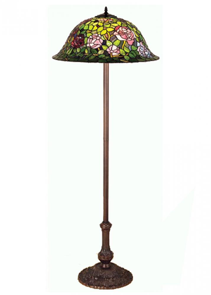 63"H Tiffany Rosebush Floor Lamp