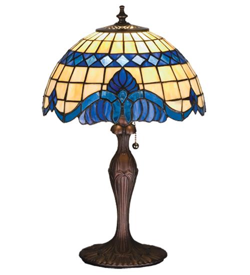 18.5"H Baroque Accent Lamp