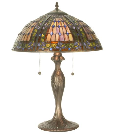 23" High Fleur-de-lis Table Lamp