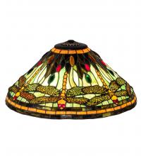 Meyda White 10498 - 20" Wide Tiffany Dragonfly Shade