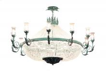 Meyda White 119759 - 84" Wide Crista 30 LT Chandelier