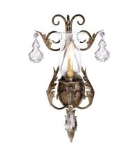 Meyda White 120223 - 12" Wide French Elegance 1 Light Wall Sconce
