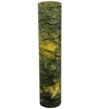 Meyda White 123462 - 3.4"W Cylindre Green Jadestone Shade