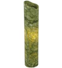 Meyda White 123465 - 3.4"W Cylindre Green Jadestone Shade