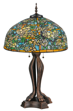 Meyda White 139419 - 36" High Tiffany Laburnum Trellis Table Lamp