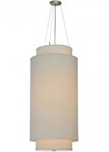 Meyda White 143539 - 20"W Cilindro 3 Tier Pendant