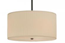 Meyda White 146617 - 24"W Cilindro Mushroom Pleated Textrene Pendant