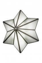 Meyda White 164247 - 11"W Star Wall Sconce