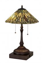 Meyda White 177068 - 24" High Dew Drop Jadestone Table Lamp