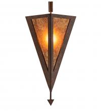 Meyda White 180204 - 8" Wide Desert Arrow Wall Sconce