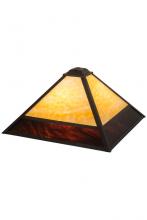 Meyda White 185695 - 17" Square Mission Shade