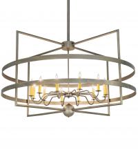 Meyda White 212673 - 48" Wide Aldari 12 Light Chandelier