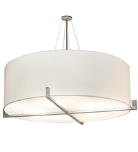 Meyda White 214021 - 60" Wide Cilindro Structure Pendant