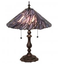 Meyda White 218128 - 21" High Willow Jadestone Table Lamp