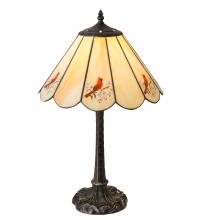 Meyda White 218825 - 21" High Cardinal Table Lamp