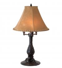 Meyda White 225854 - 14" Wide Chamers Table Lamp