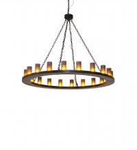 Meyda White 235046 - 60" Wide Loxley 20 Light Chandelier